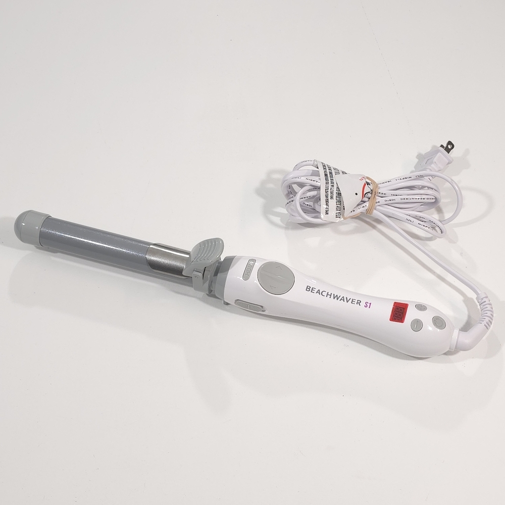 White Beachwaver S1 Rotating Curling Iron